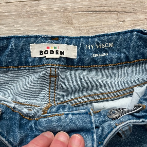 Mini Boden Boy’s Medium Vintage Denim Straight Leg Jeans - Size 11 - Picture 3 of 7
